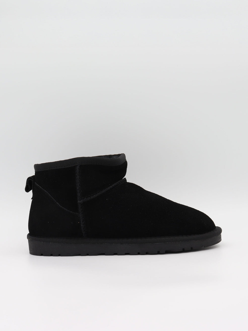 Malabo teddy boots short - Black
