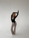 Motion wrap blouse - Jet Black