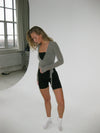 Motion wrap blouse - Ash