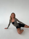 Motion wrap blouse - Ash
