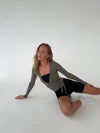 Motion wrap blouse - Ash