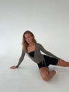 Motion wrap blouse - Ash