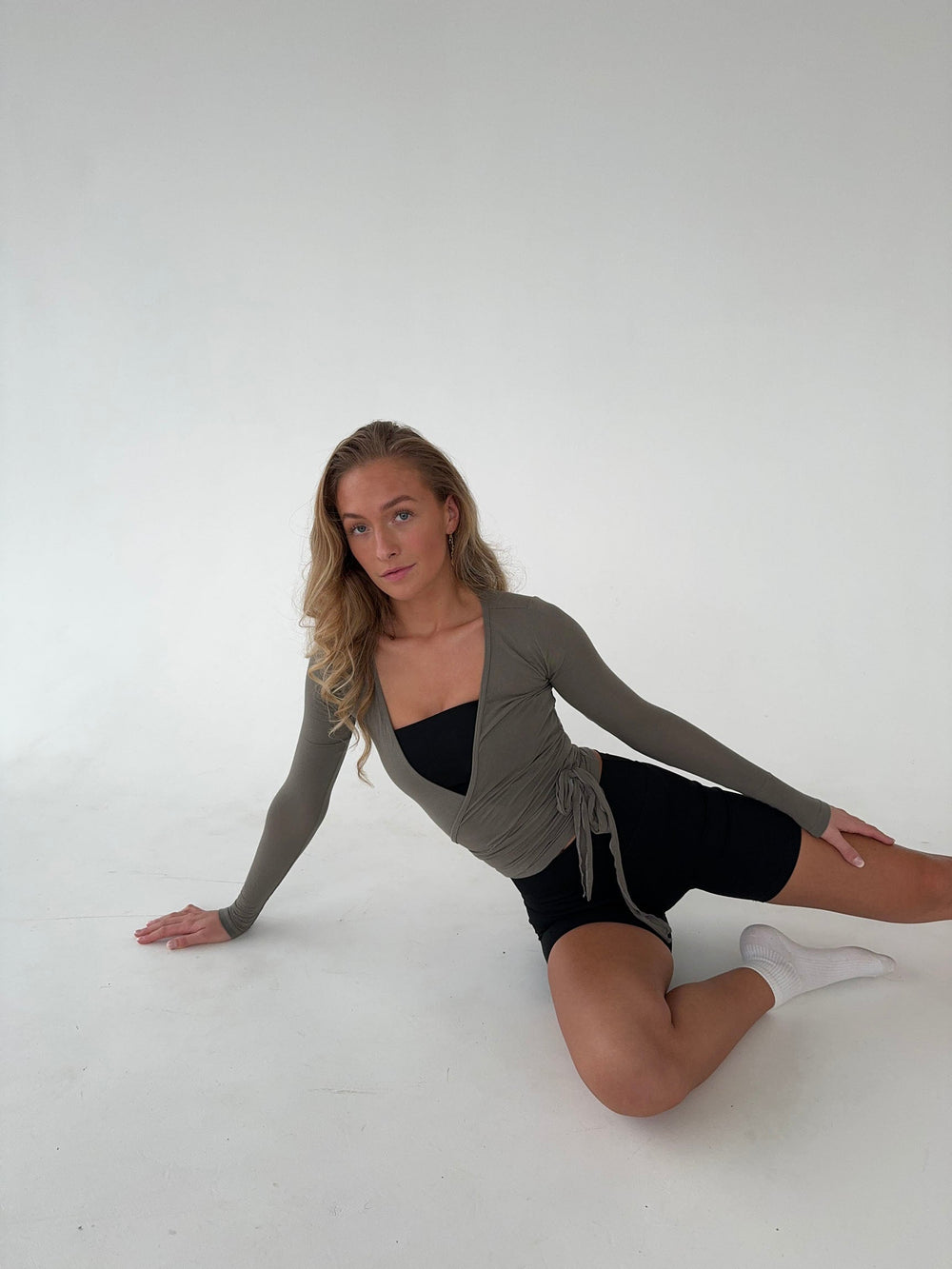 Motion wrap blouse - Ash
