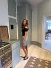 Dana sequin skirt - Silver