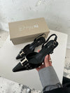 Nida slingback heels with buckle - Black