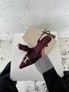 Nida slingback heels with buckle - Burgundy