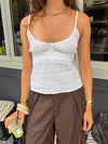 Reena top with ties – White