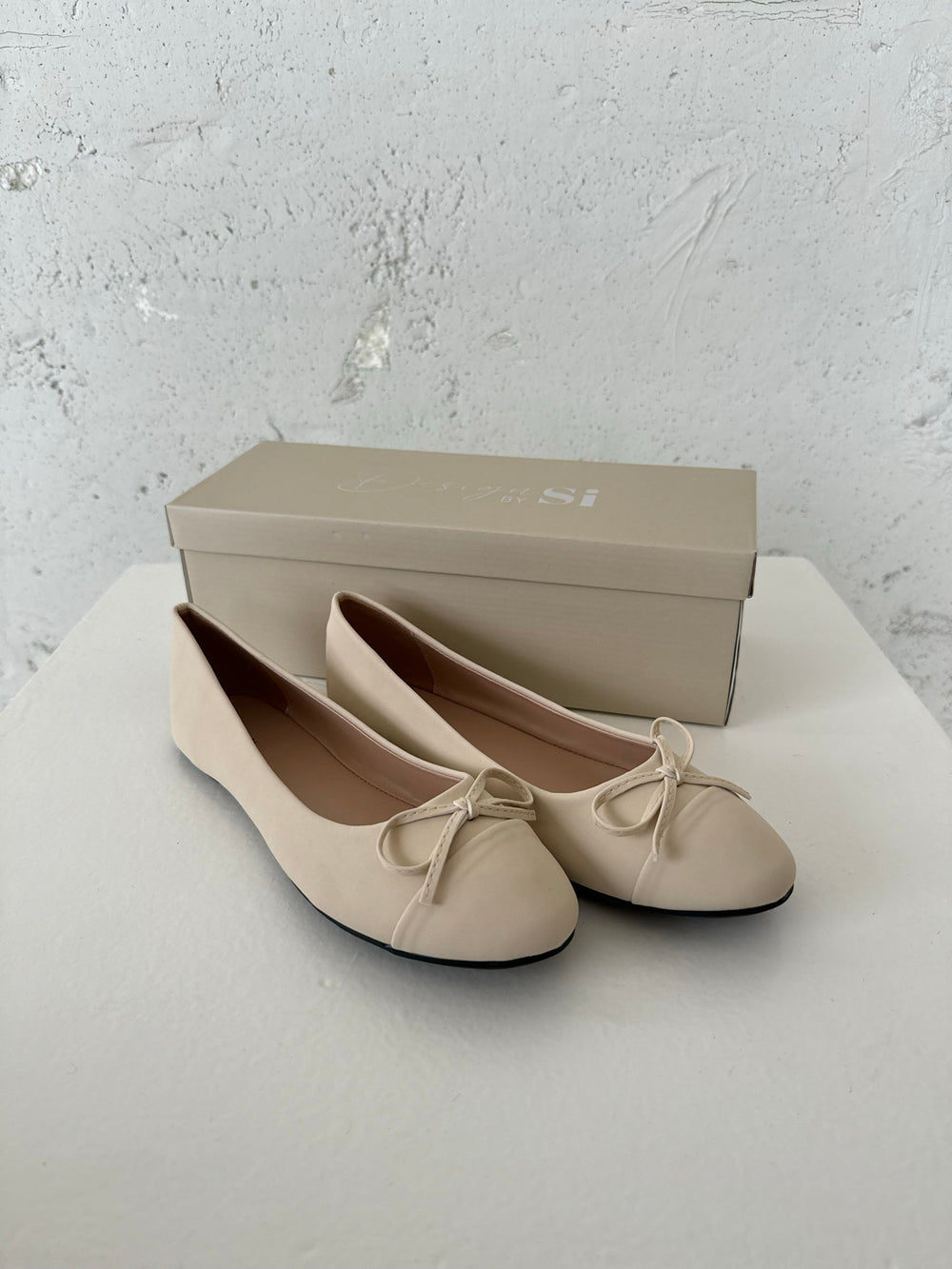 Segovia ballet flats with a bow - Off-white