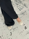 Segovia ballet flats with a bow - Off-white