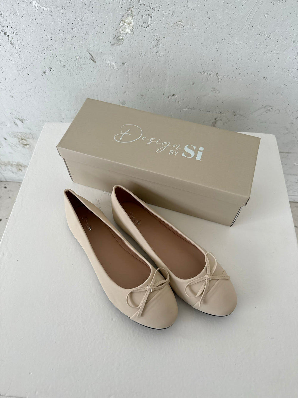 Segovia ballet flats with a bow - Off-white