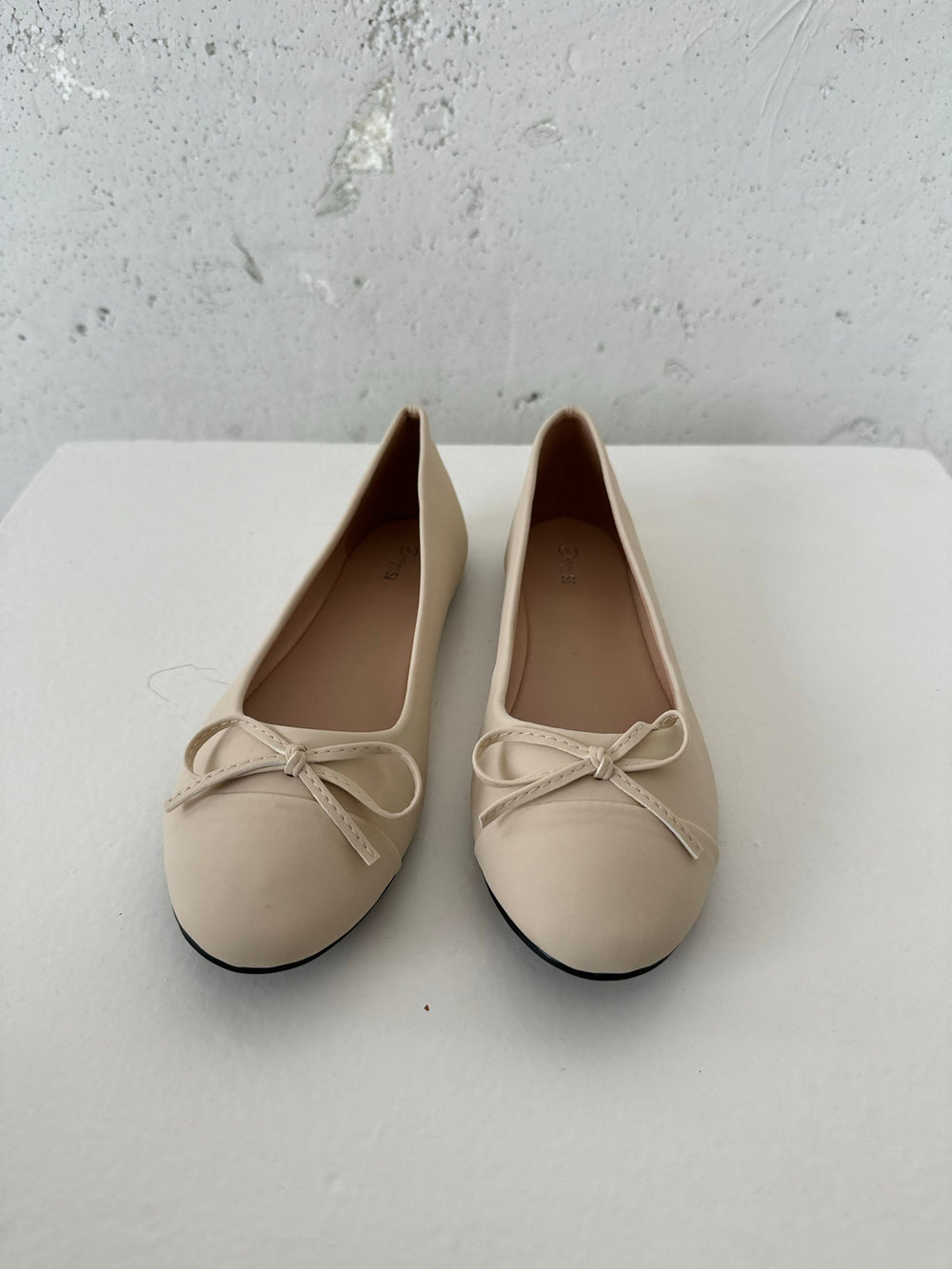 Segovia ballet flats with a bow - Off-white