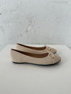 Segovia ballet flats with a bow - Off-white