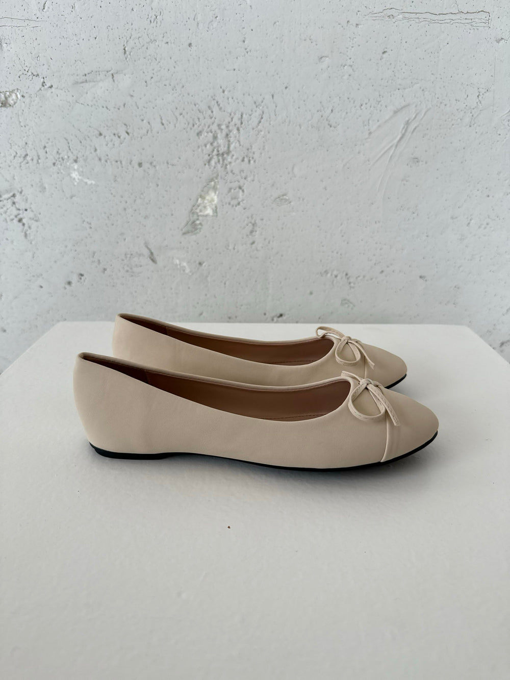 Segovia ballet flats with a bow - Off-white