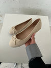 Segovia ballet flats with a bow - Off-white