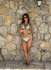 Kricia bikini with pattern - Green/white