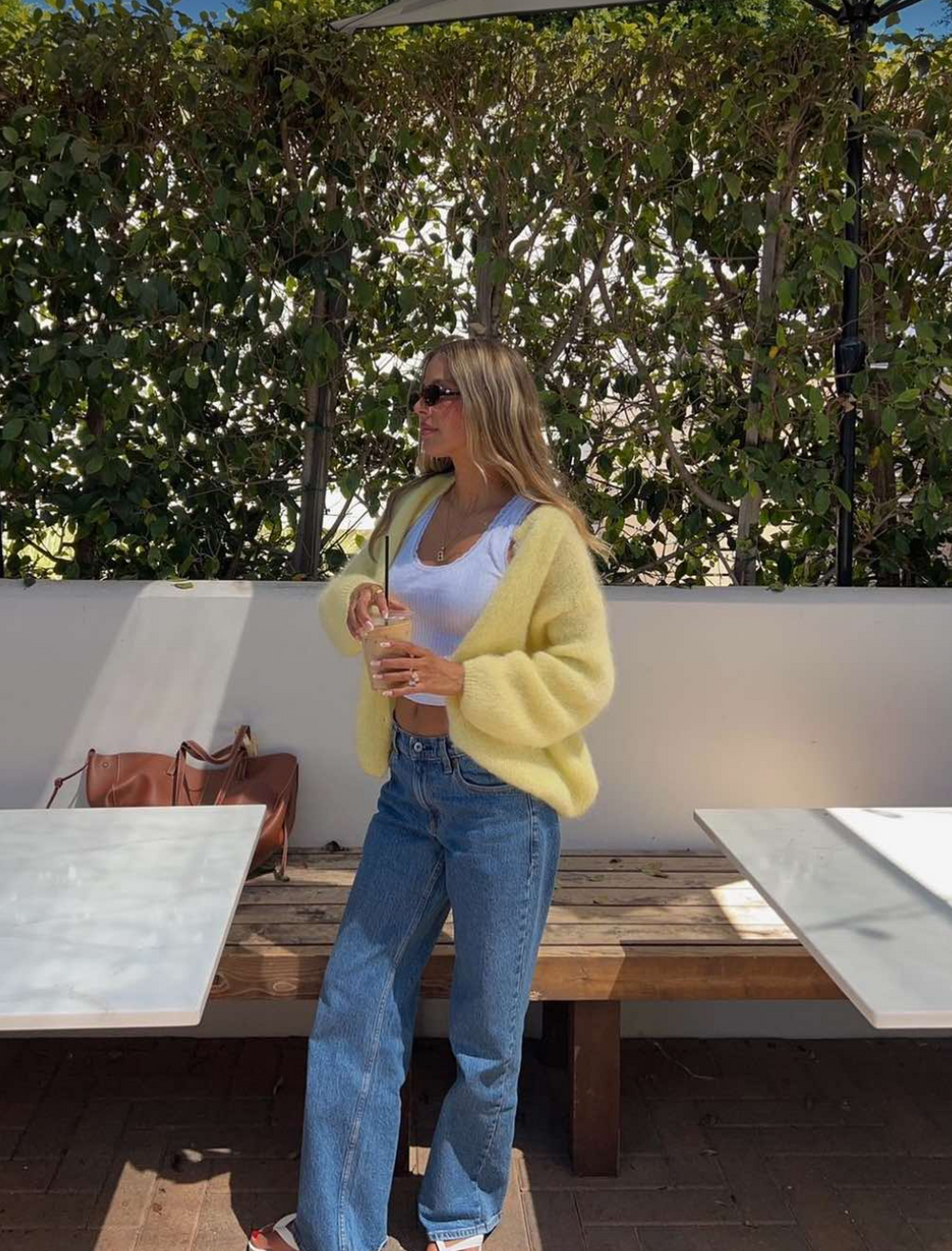 Jamilla mohair cardigan - Yellow
