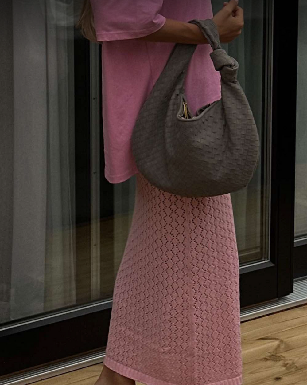 Florence bag in suede - Grey