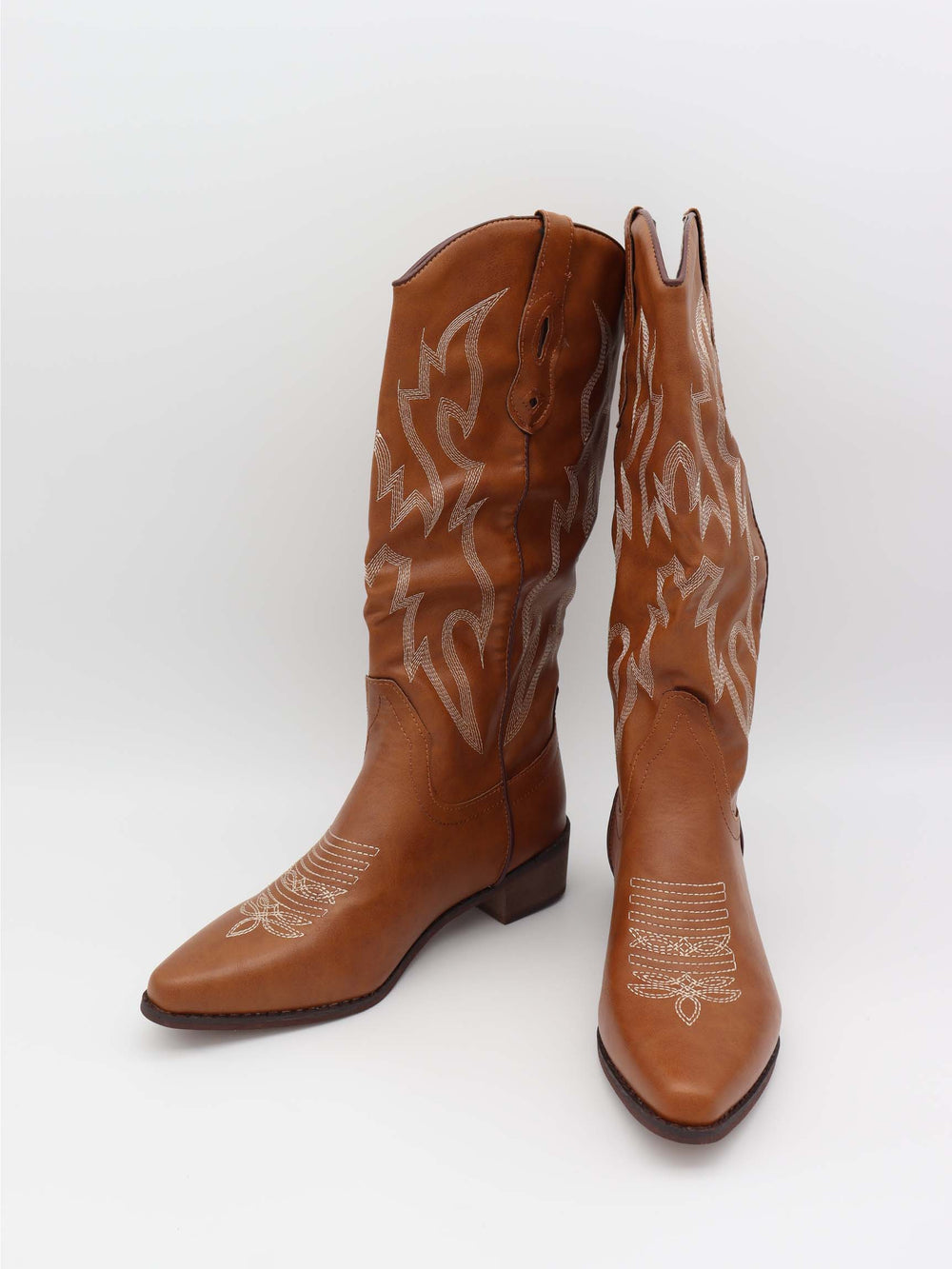 Cille Cowboy Boots - Brown