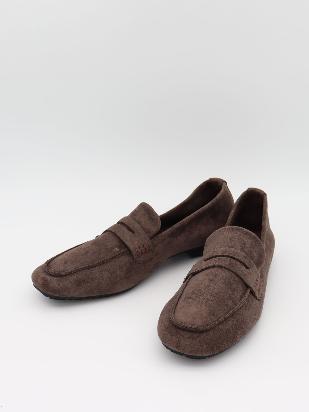 Watson loafers in suede - Dark brown