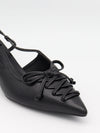 Sola mules with bow – Black