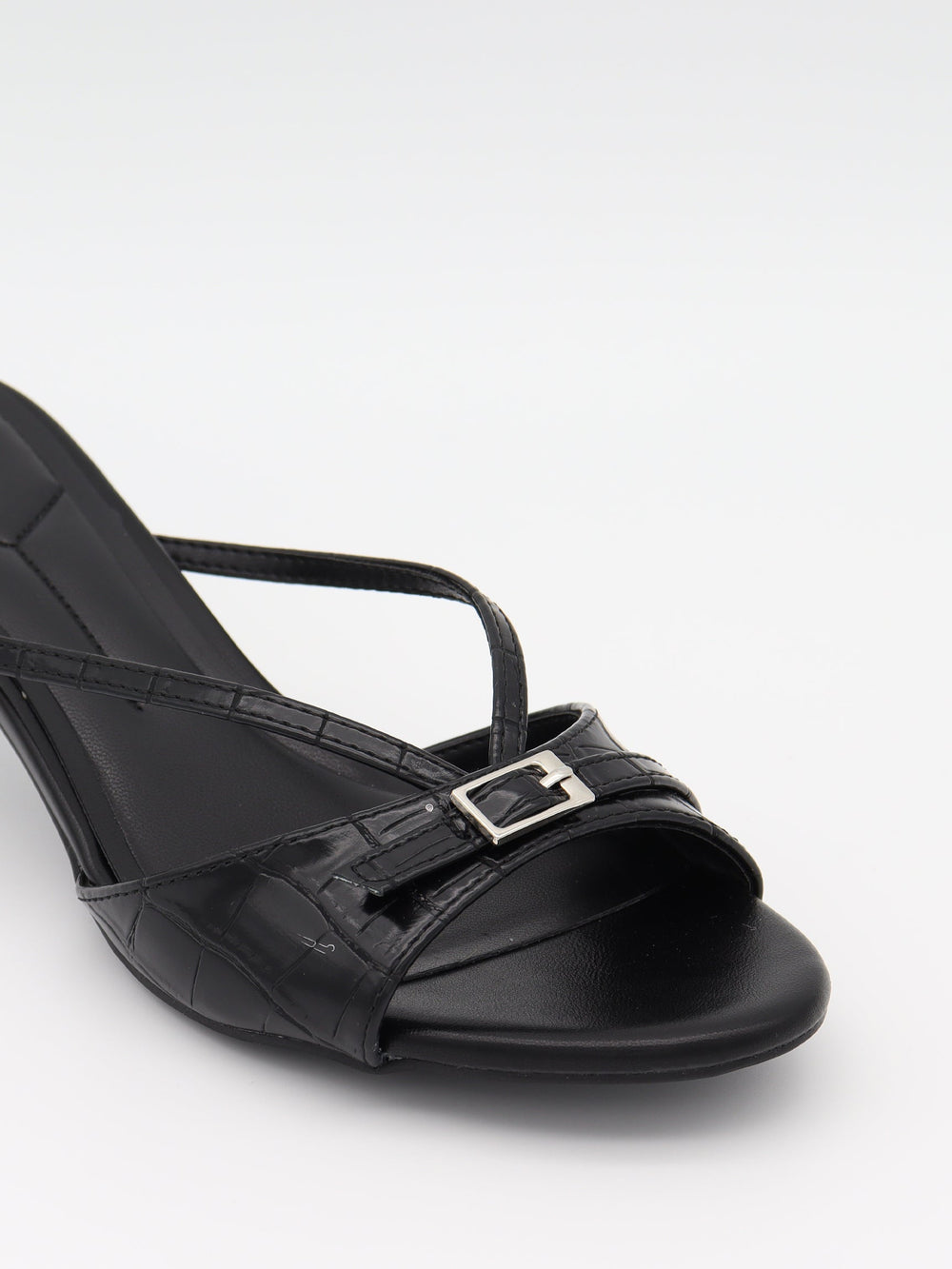 Teleo mini heels with buckle detail - Black