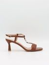 Spania heels with silver details – Brown