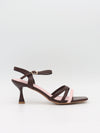 Tillia heels - Brown/pink