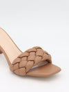 Yasmin woven mules – Beige