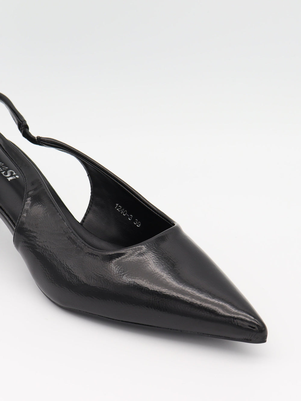 Robin slingback mules – Black