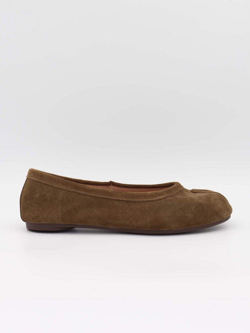 Tonia split toe ballerina - Brown