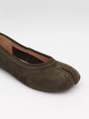 Tonia split toe ballerina - Khaki