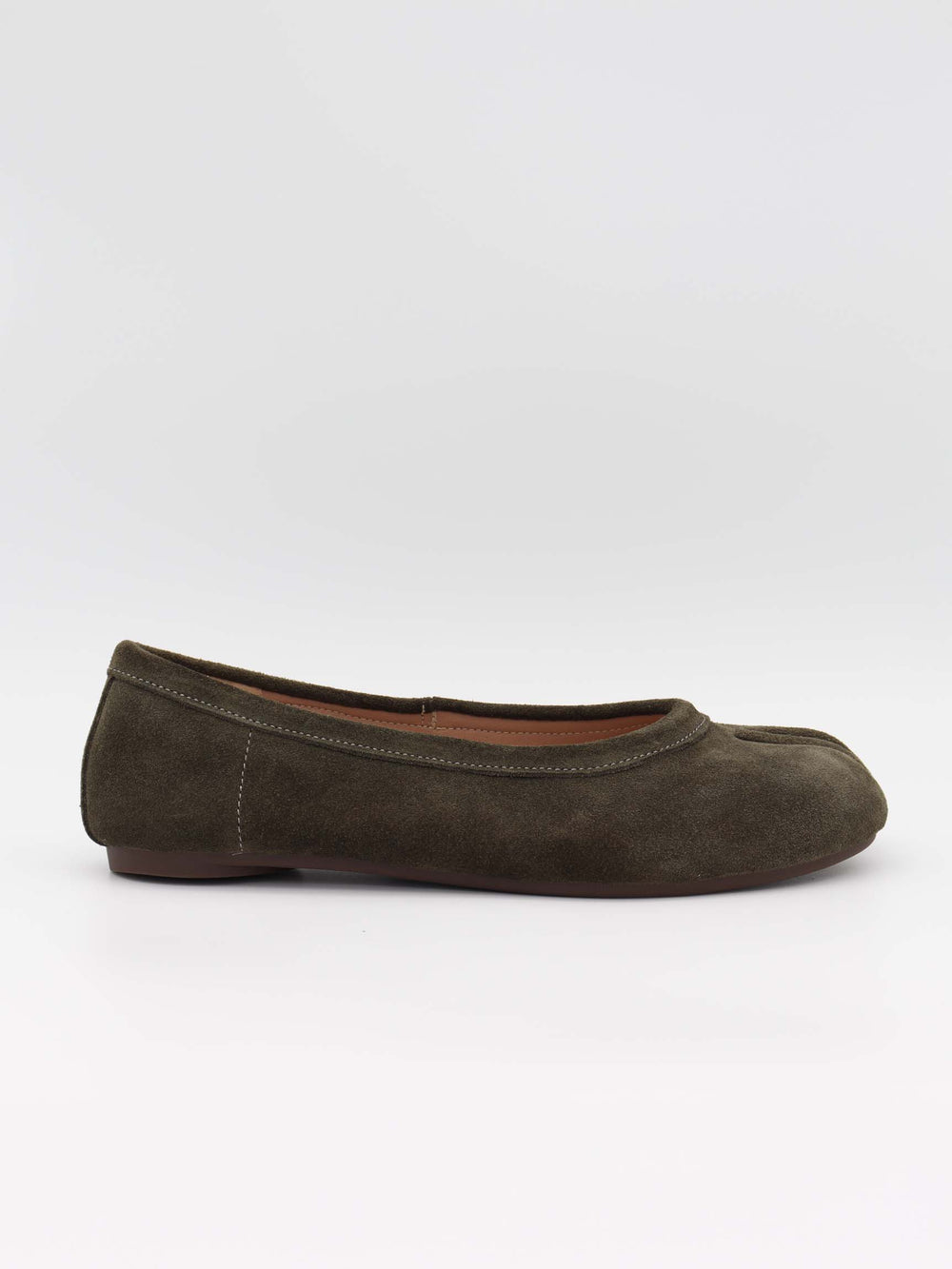Tonia split toe ballerina - Khaki