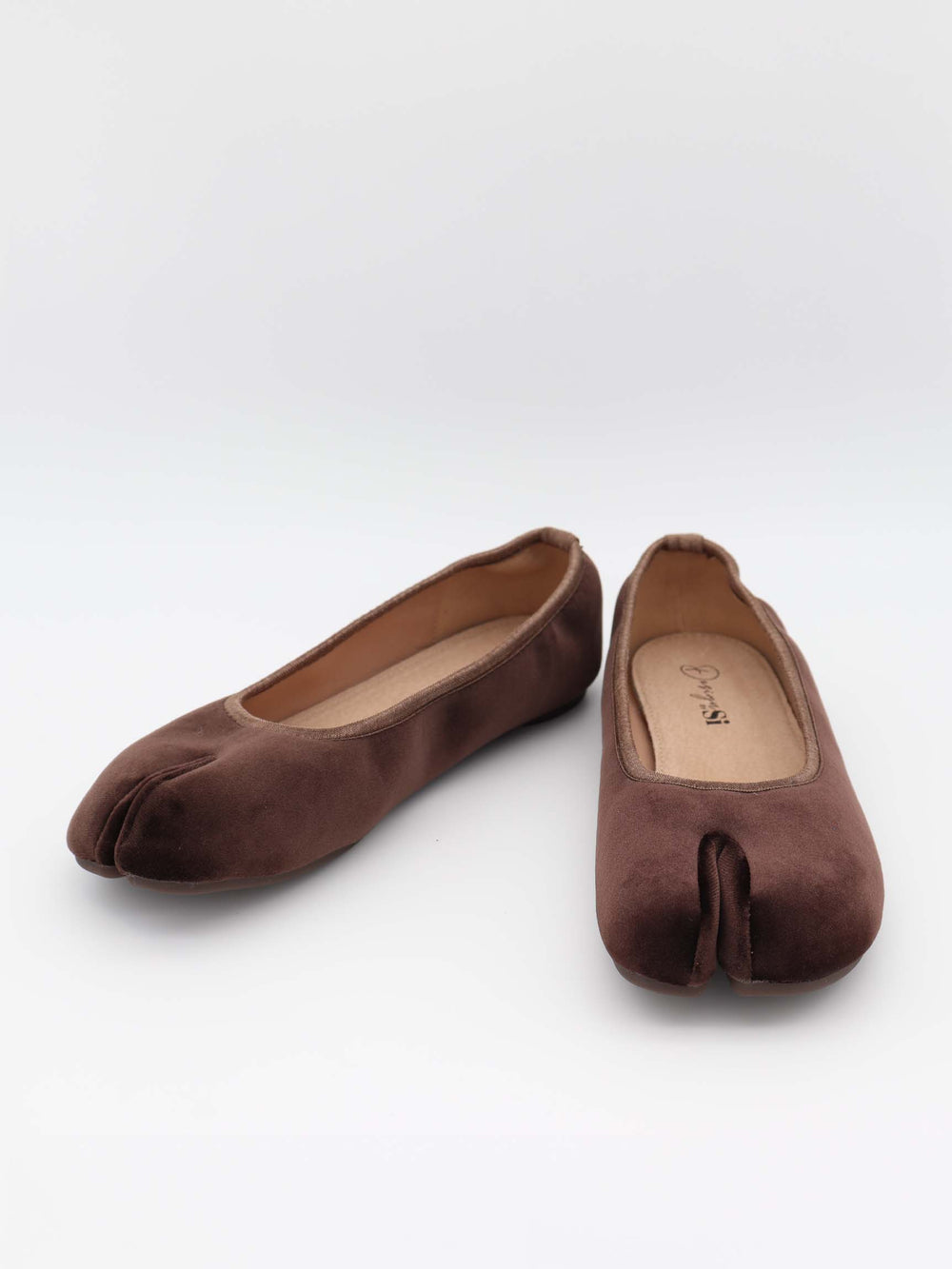 Ronia split toe ballerina - Dark brown