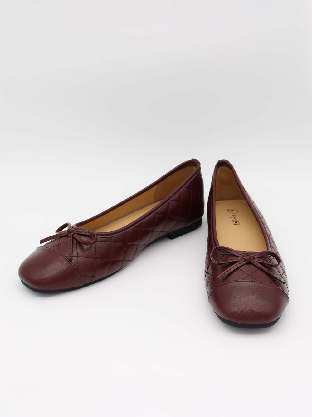 Tessa ballerina with bow - Brun