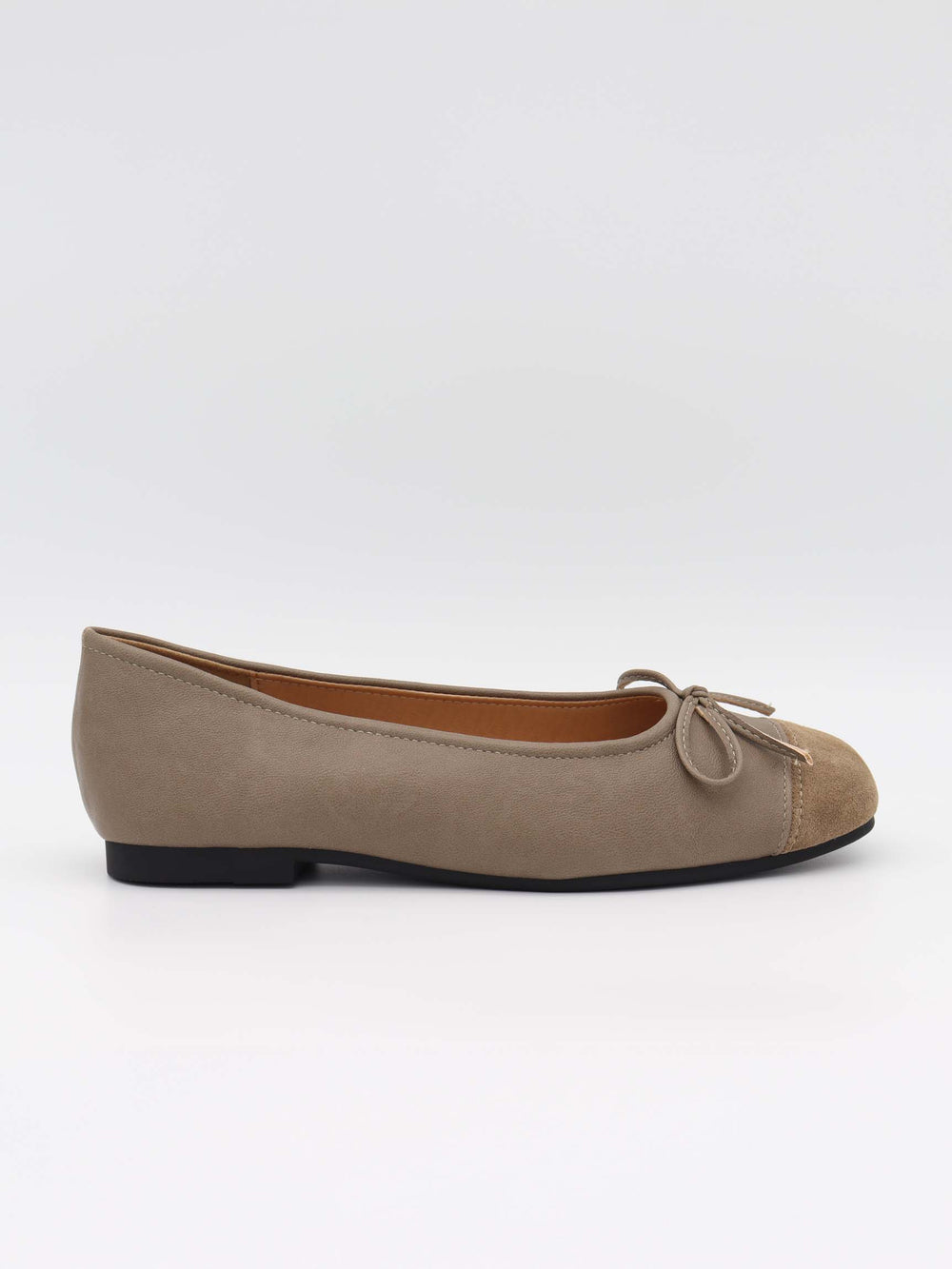 Elowia ballerina with bow - Taupe