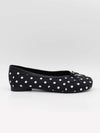 Tovea split toe ballerina with polka dots - Black/White