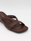 Fabra wedge heel sandal - Brown