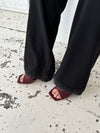 Nara heels - Burgundy