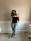 Thora straight pants - Green