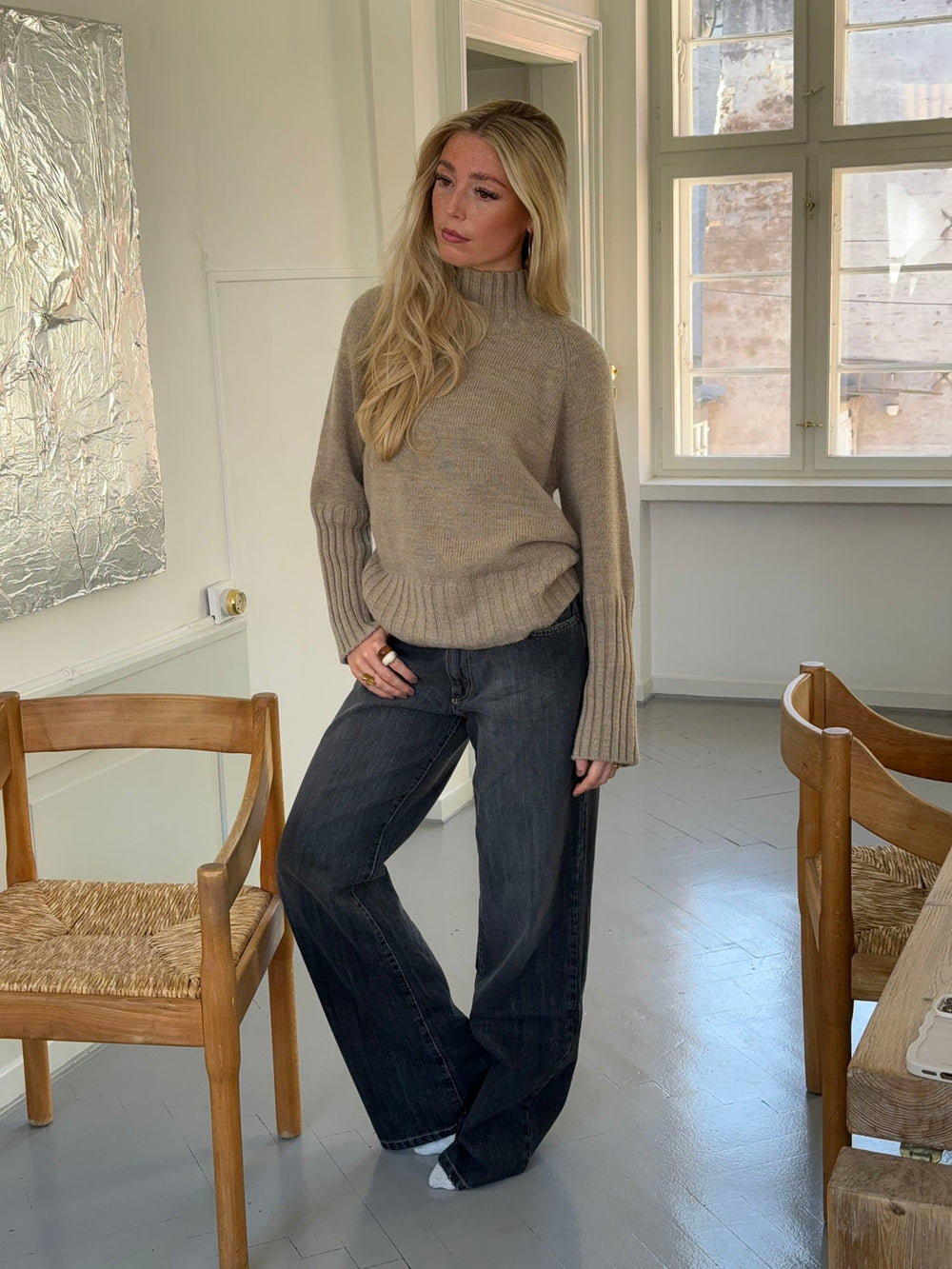 Alyssa turtleneck - Beige