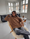 Valdamara oversized turtleneck - Brown
