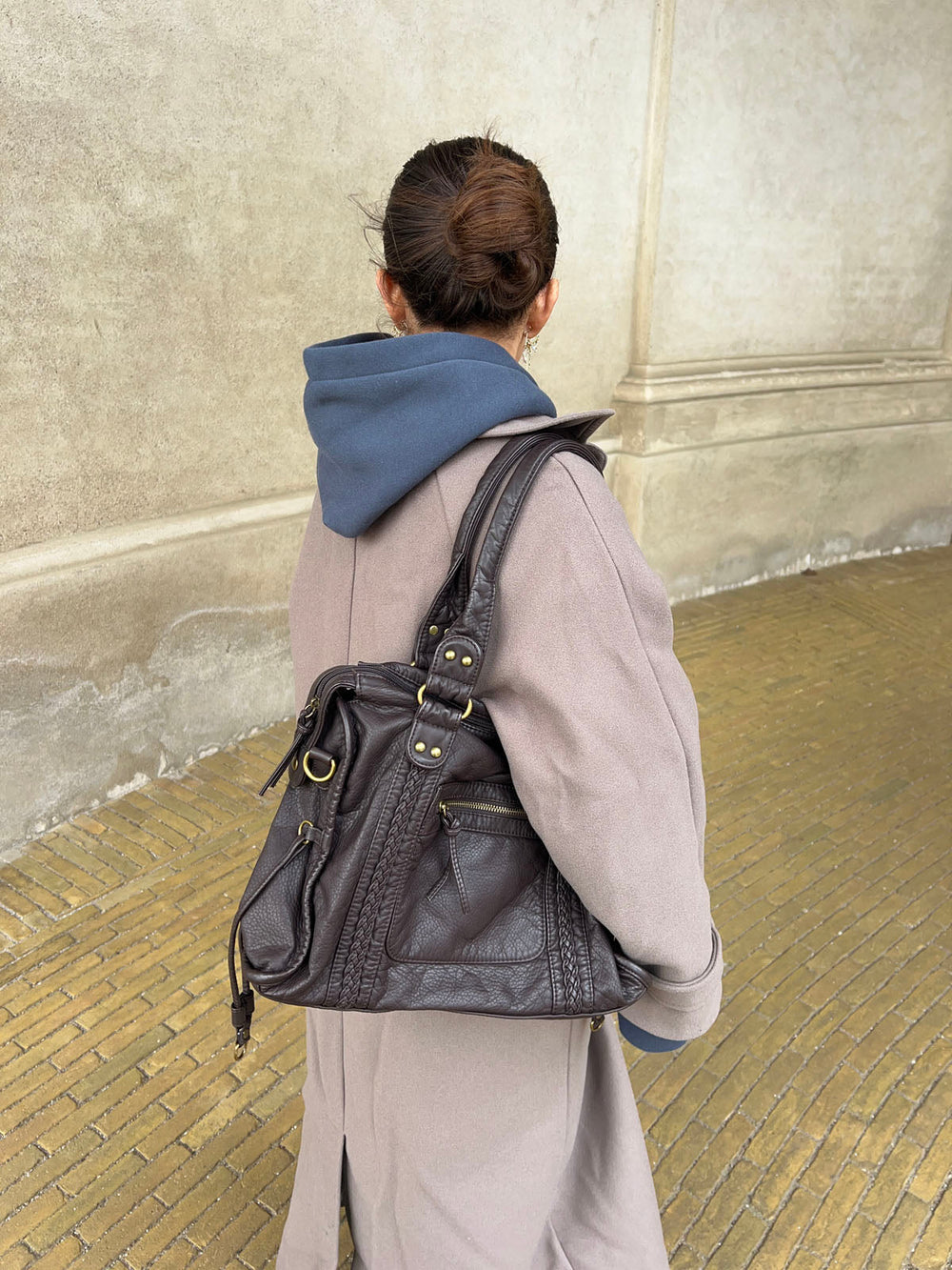 Venedig shoulder bag - Brown
