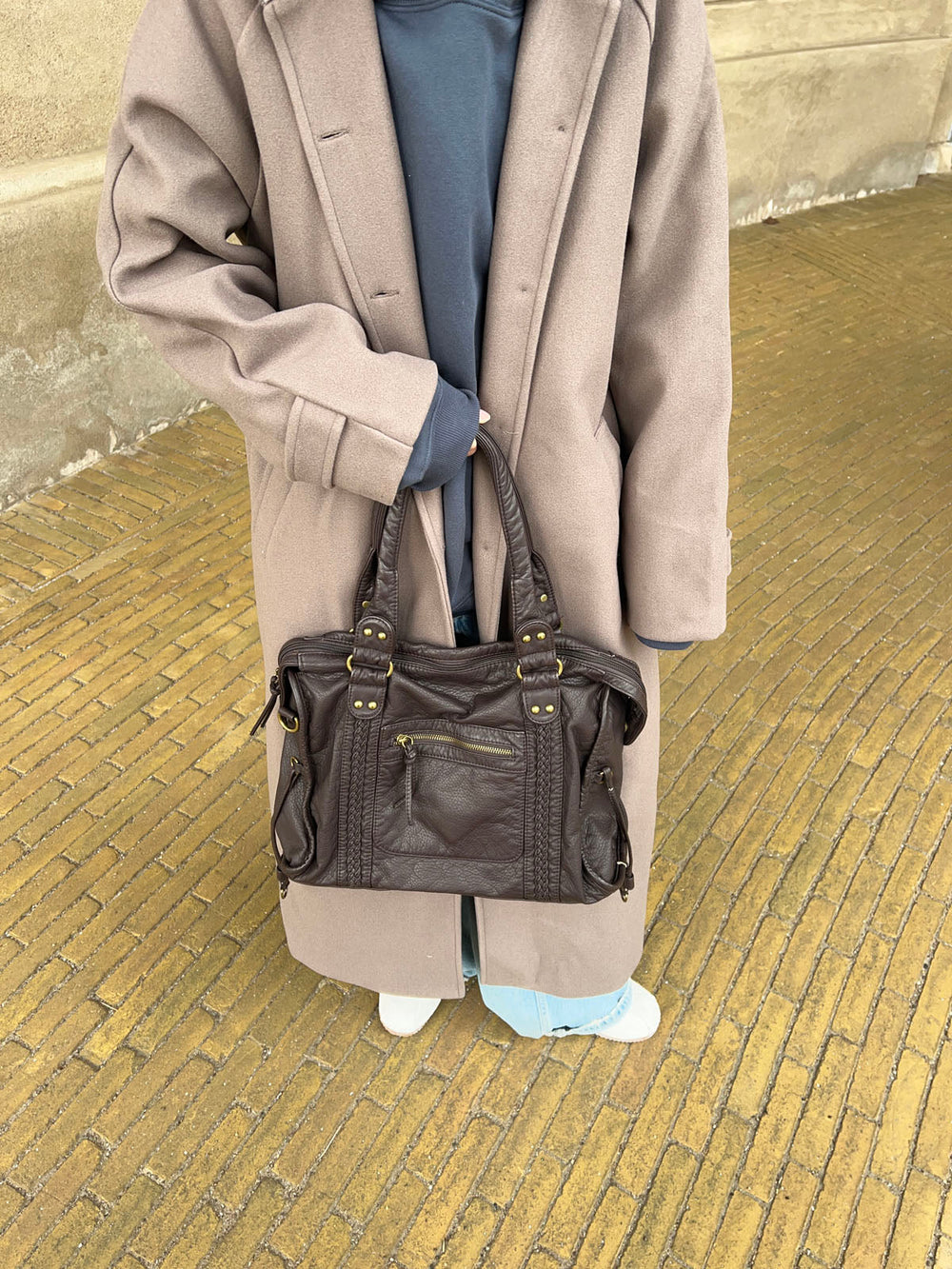 Venedig shoulder bag - Brown