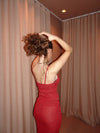 Malie glitter tank top - Red