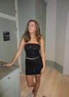 Jolie sequin tube top - Black