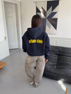 "Urban Civic" oversized hoodie - Navy