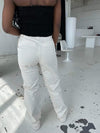 Camille canvas pants - off white