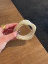 Lykke chunky bracelet – Cream white