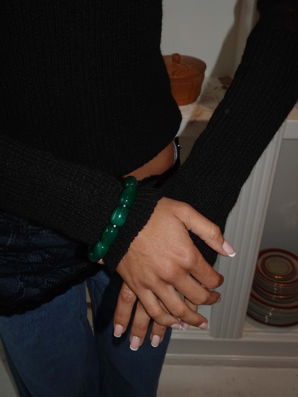Perla bracelet - Green