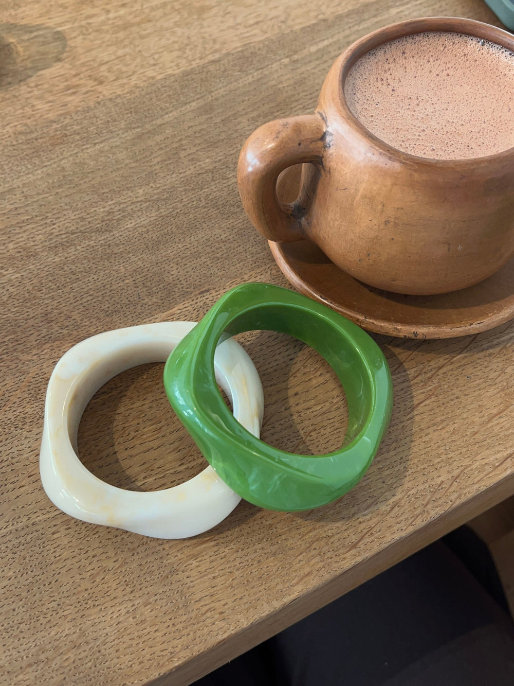 Lykke chunky bracelet – Green